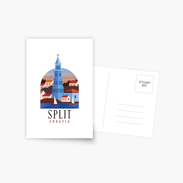 Aperçu de l'œuvre Split Croatie créée et vendue par Blacklasch.