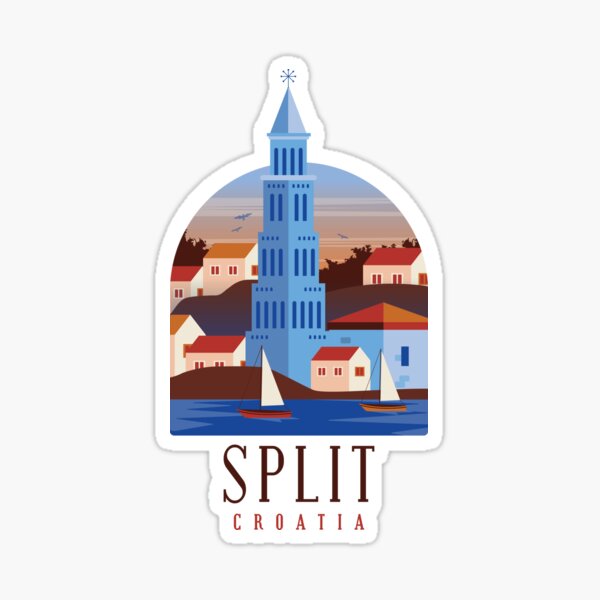 Split Croatia Sticker