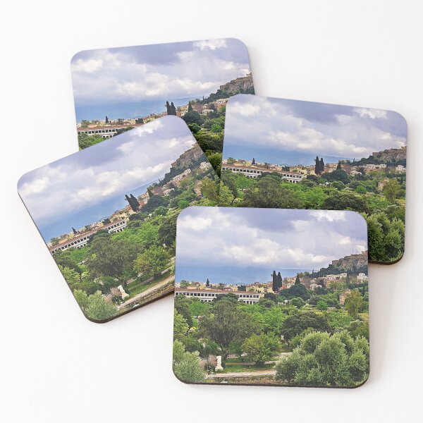 Item preview, Panoramic view of Acropolis and Ancient Agora, Athens, Greece. designed and sold by Kostas Pavlis.