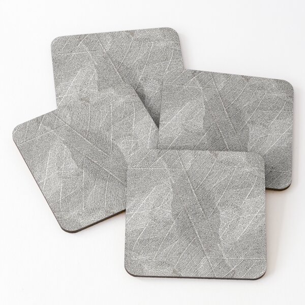Item preview, Natural Abstract Energy Grey Skeleton Leaf Layers Design from Jenny Meehan designed and sold by Jenny Meehan Art Prints and Patterns  .