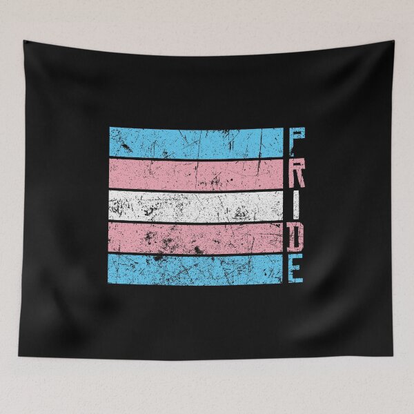 Item preview, Gay Pride LGBT Transgender Distressed Stripe designed and sold by phoxydesign.