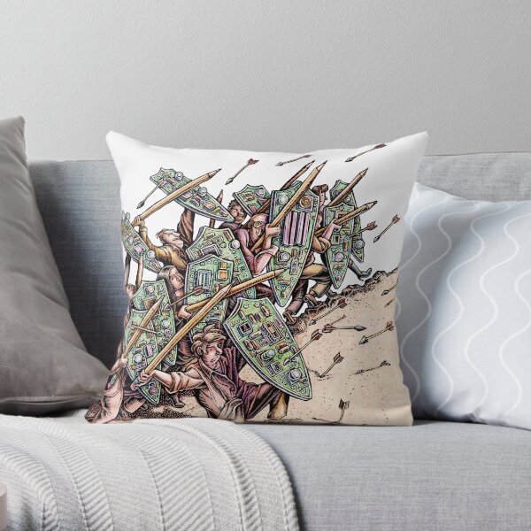 Internet Security Warriors Throw Pillow