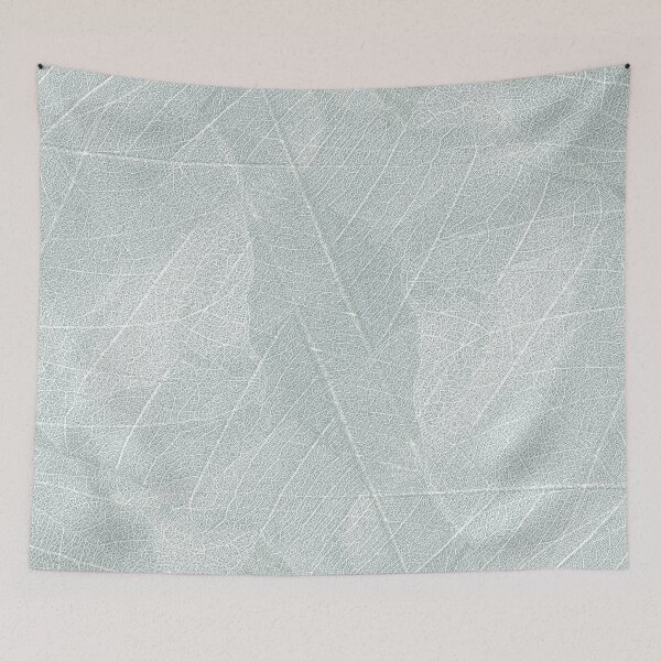Item preview,  Natural Abstract Energy Light Cyan Blue Skeleton Leaf Layers Design from Jenny Meehan designed and sold by Jenny Meehan Art Prints and Patterns  .