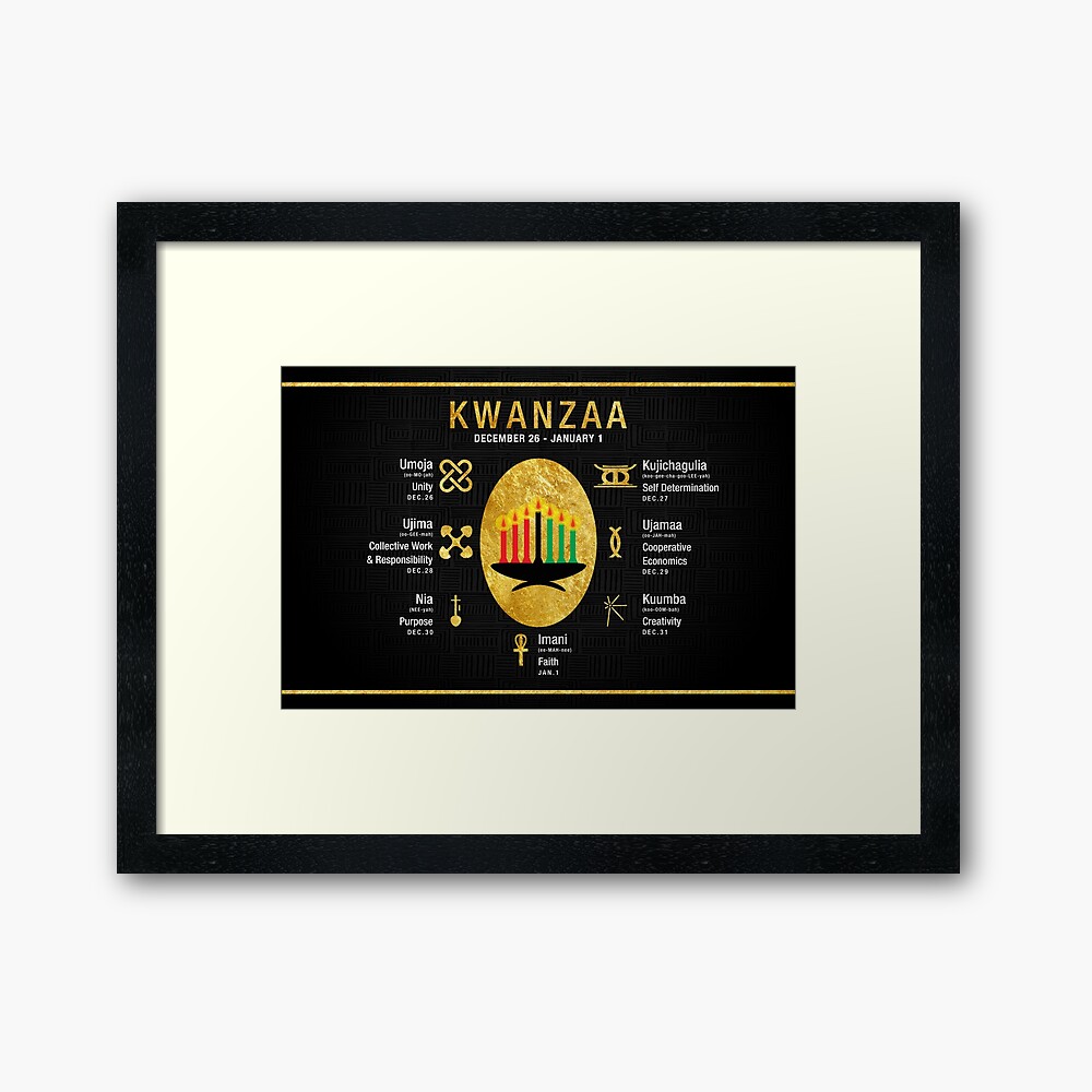 Kwanzaa Principles Greeting Card – New Africa Designs