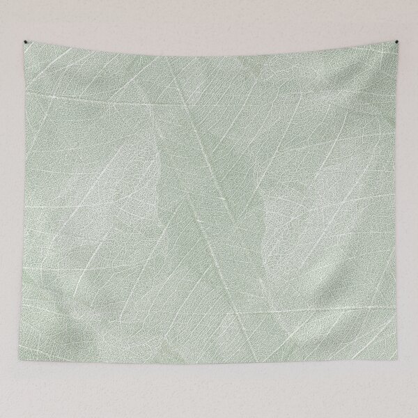 Item preview,  Natural Abstract Energy Light Soft Pastel Green Skeleton Leaf Layers Design designed and sold by Jenny Meehan Art Prints and Patterns  .