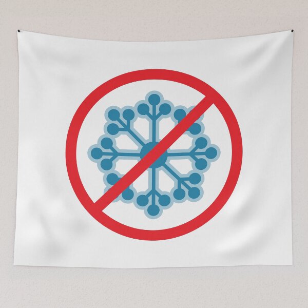 Item preview, No Snow Flake Symbol designed and sold by Zethinova.