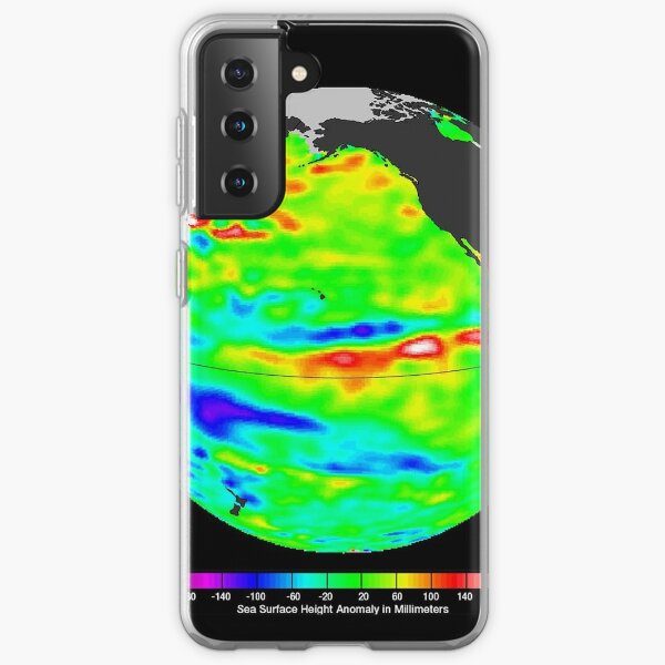 Image of sea surface heights in the Pacific Ocean from NASA’s Jason-2 satellite Samsung Galaxy Soft Case