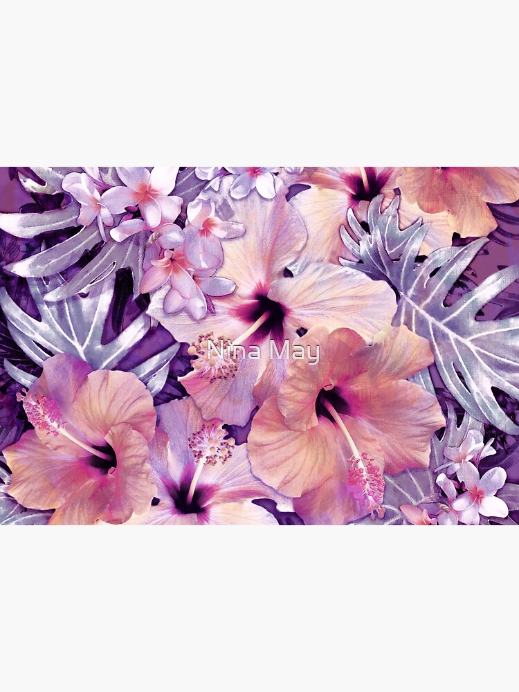 Violet Vintage Tropical by ninabmay