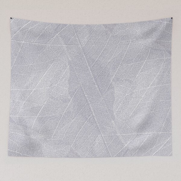 Item preview,  Natural Abstract Energy Light Soft Pastel Blue Skeleton Leaf Layers Design designed and sold by Jenny Meehan Art Prints and Patterns  .