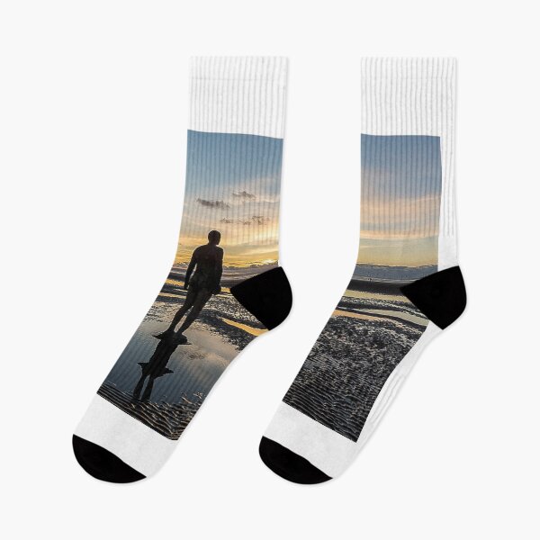 Item preview, Sunset light, Crosby beach designed and sold by Beverley Goodwin.