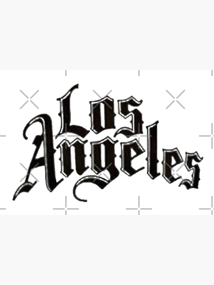 Los Angeles City Old English Text Graphic Hoodie Sweater Pullover California