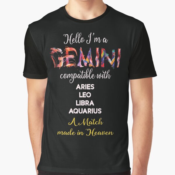 Gemini the Twins Graphic T-Shirt