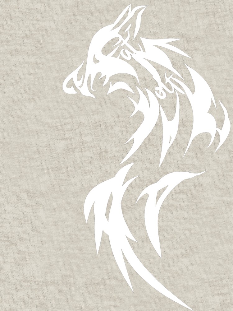 Fat Wolf - Wolf Tail White by danbadgeruk
