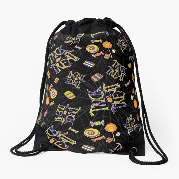 Trick or Treat Drawstring Bag