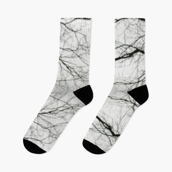 Item preview, Abstract Bokeh Branches - Black & White Mood - Natural Neutral designed and sold by TurningMoss.