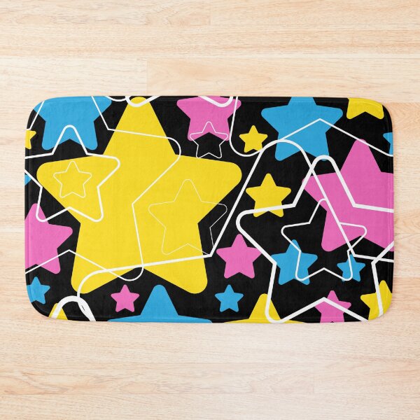 Item preview, Rounded Stars and Outlines Pattern INVERTED designed and sold by Zethinova.