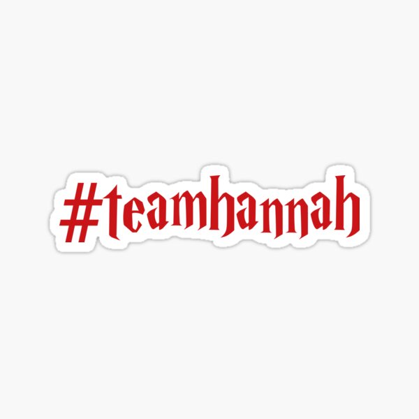 Team Hannah Sticker