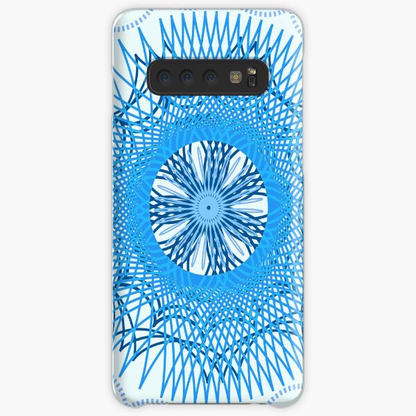 Blue Spirograph Samsung Galaxy Snap Case