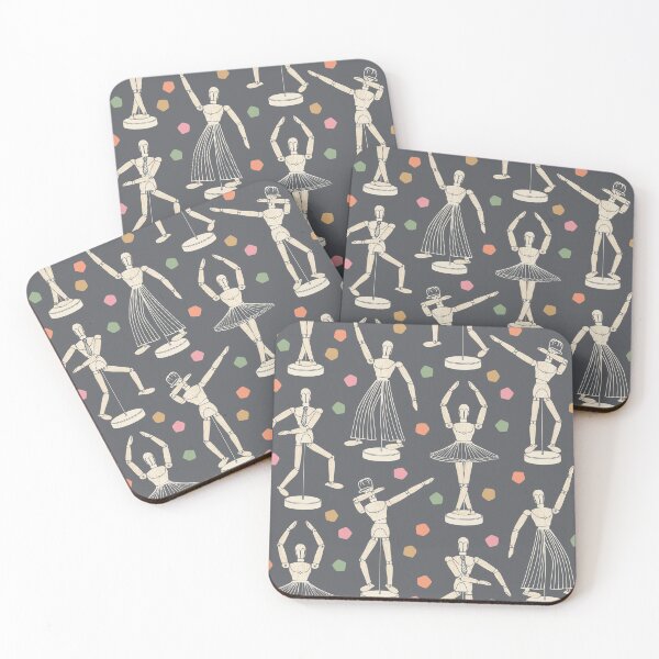 Item preview, Artist's Wooden Mannequin Pose Pattern designed and sold by rocketandindigo.