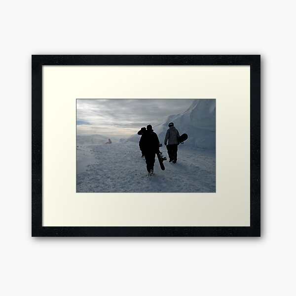 The brave march on Framed Art Print