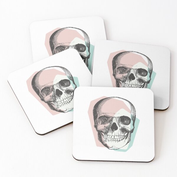 Item preview, Skull Pastel Pink & Blue • Pastel Goth  designed and sold by Rike Mayer.