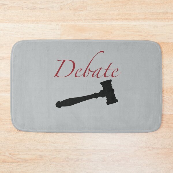 Item preview, Maroon Cursive "Debate" (With Gavel) designed and sold by debatethewayout.