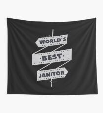 Janitor Shirt & Gift Idea Occupations Tapestry