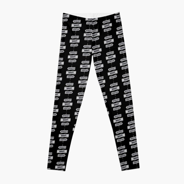Janitor Shirt & Gift Idea Occupations Leggings
