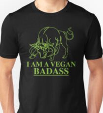I Am A Vegan Badass Slim Fit T-Shirt