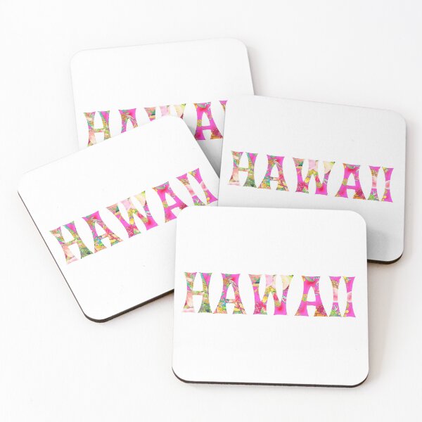 Item preview, Hawaii, Typography Collage Pineapples  designed and sold by PixDezines.