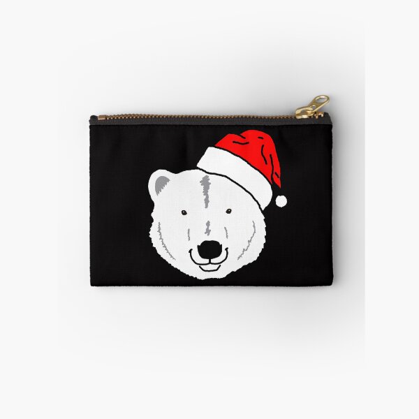 Item preview, polar bear christmas hat design designed and sold by baingraphics.