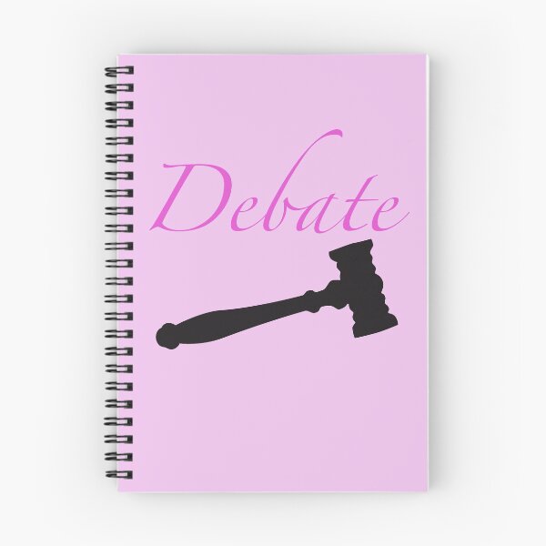 Item preview, Pink Cursive Debate (With Gavel) designed and sold by debatethewayout.