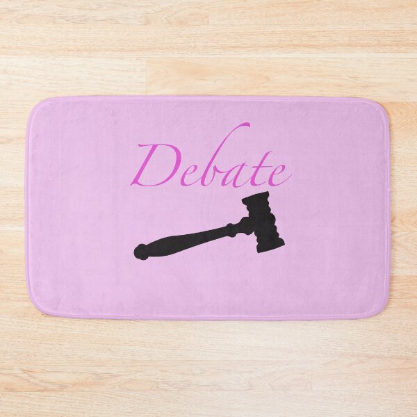 Item preview, Pink Cursive Debate (With Gavel) designed and sold by debatethewayout.