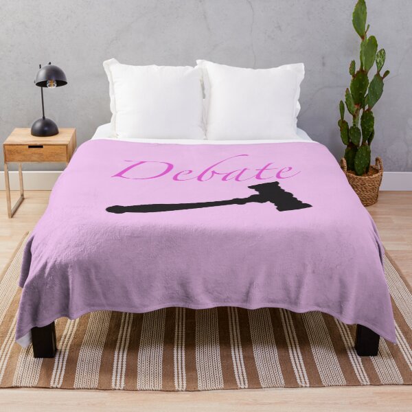 Item preview, Pink Cursive Debate (With Gavel) designed and sold by debatethewayout.