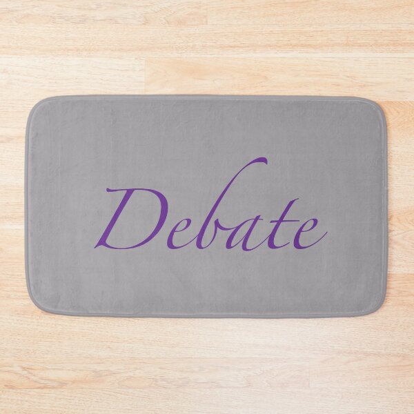 Item preview, Debate Cursive (Purple) designed and sold by debatethewayout.