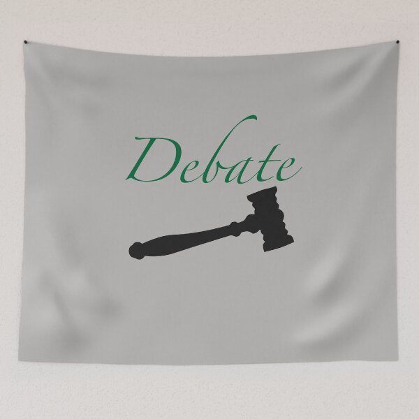 Item preview, Green Cursive Debate (With Gavel) designed and sold by debatethewayout.
