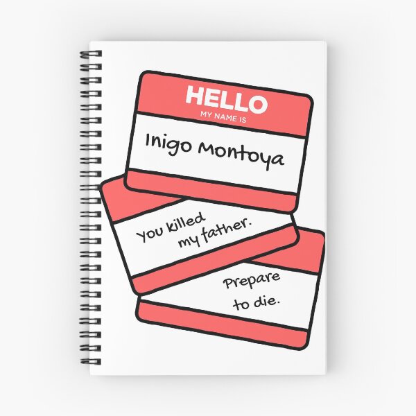 Item preview, Inigo Montoya Nametag designed and sold by AJ27.