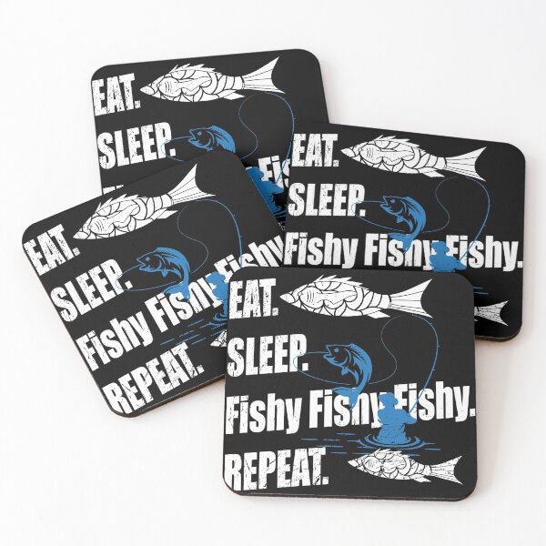 Item preview, Eat Sleep Fishy Repeat, Any Questions? Funny designed and sold by shurikaner.