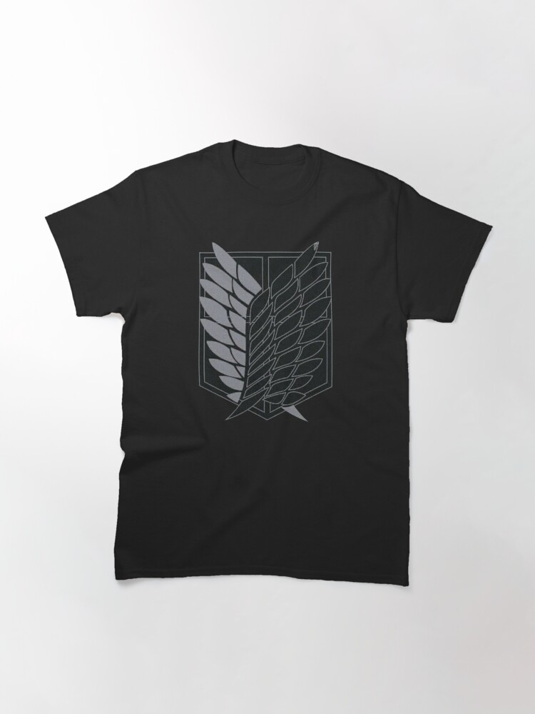 Alternate view of Exploration Battalion - SNK - B&W Classic T-Shirt