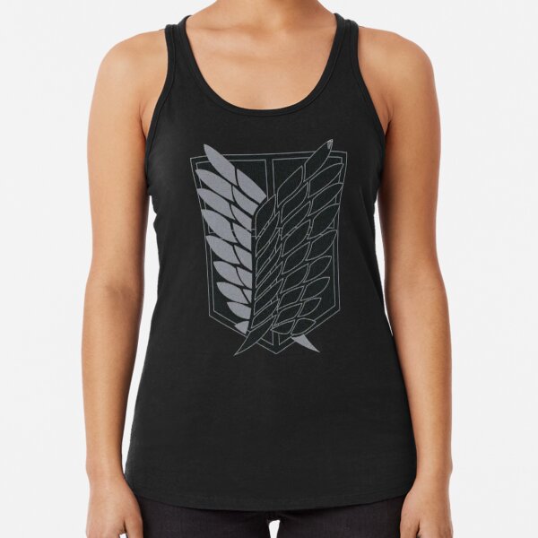 Batallón de Exploración - SNK - B&W Camiseta con espalda nadadora