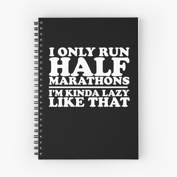 Item preview, I Only Run Half Marathons designed and sold by thingsandthings.