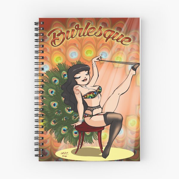 Item preview, Burlesque pin up designed and sold by Anna R. Carrino.