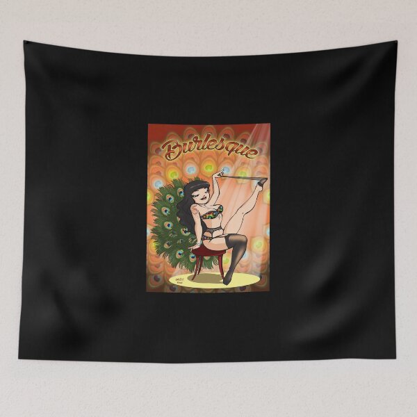Item preview, Burlesque pin up designed and sold by Anna R. Carrino.