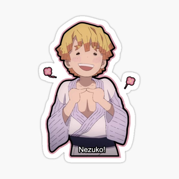 zenitsu stickers redbubble