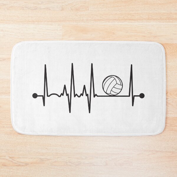 Item preview, Volleyball Heartbeat designed and sold by teesaurus.