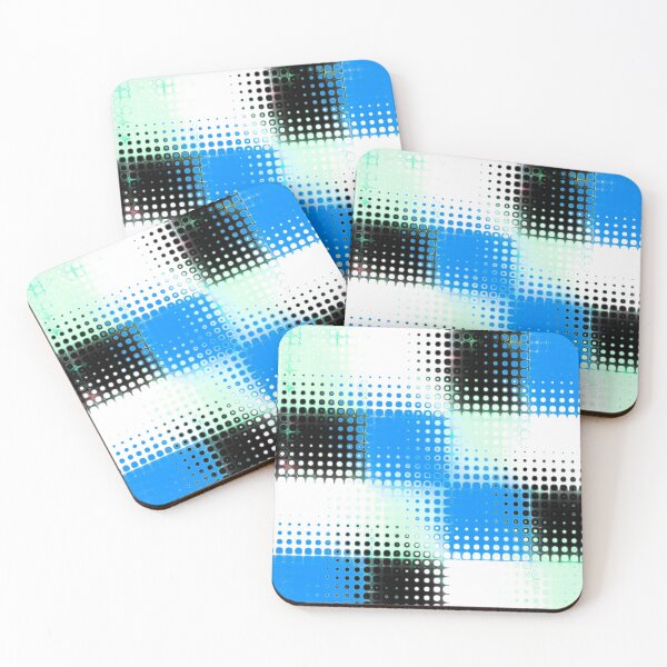 Item preview, Blue and white pattern in a chessboard order. Abstract background. designed and sold by IaroslavB.