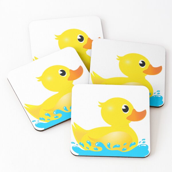 Item preview, Yellow Rubber Duck & Splash designed and sold by Happy Puppy Print On Demand.