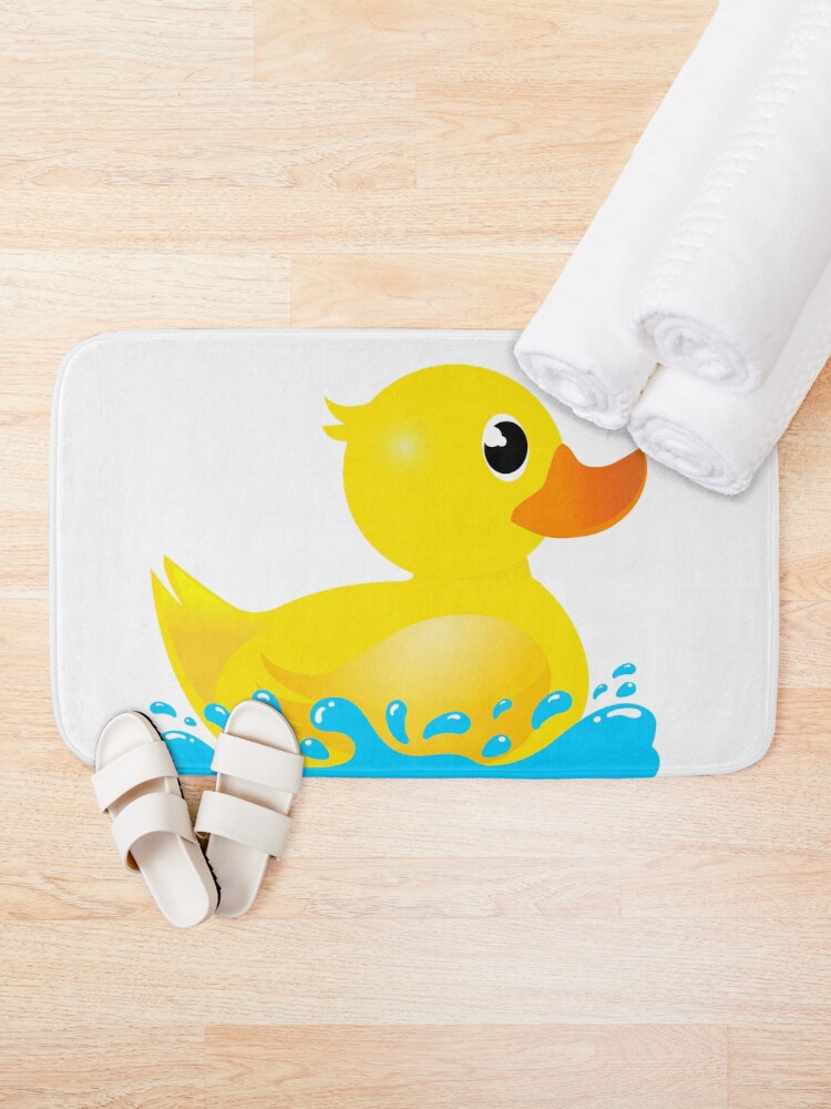Alternate view of Yellow Rubber Duck & Splash Bath Mat
