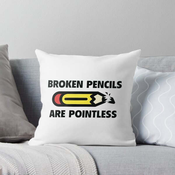 Aperçu de l'œuvre Broken Pencils Are Pointless créée et vendue par AmazingVision.