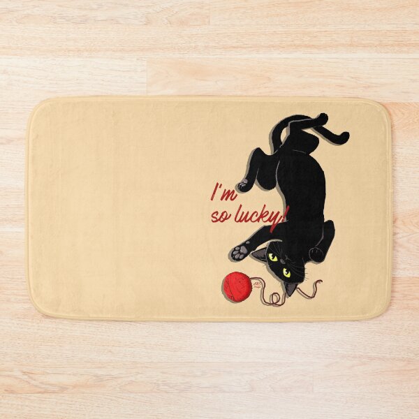 Item preview, Lucky Black Cat designed and sold by Anna R. Carrino.